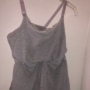 Nursing tank and shorts